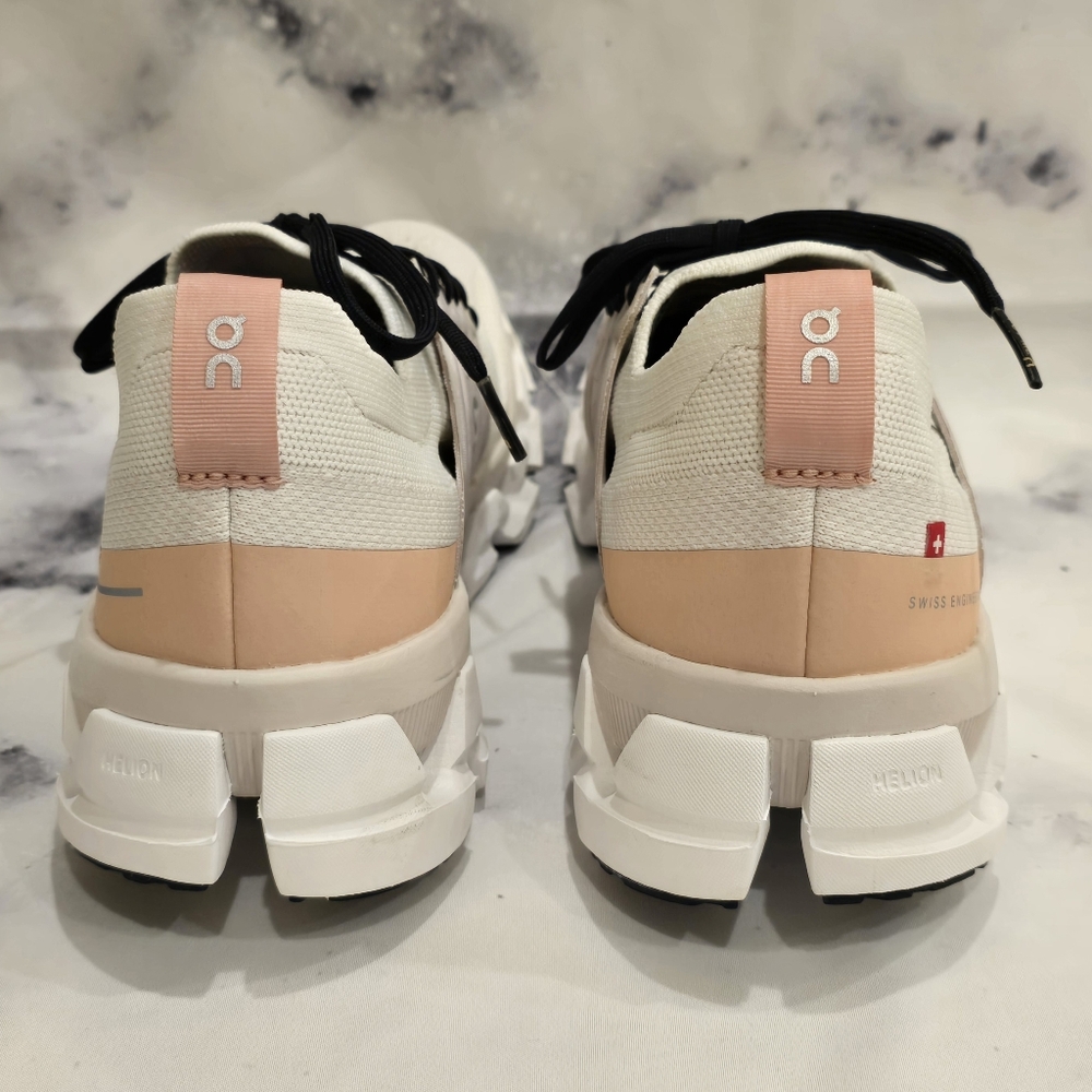 EUC ON Cloud Cloudswift 3 Running Shoes Sneakers in Ivory / Rose (Cream / Pink) - Picture 3 of 13